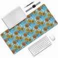 thumbnail image 1 of Disketp Sunflowers Gaming Mouse Mat Long Extended Mouse Pad Desk Mat Non-Slip Rubber Mice Pads Stitched Edges(315.5 x 16 x 0.12 Inches), 1 of 8
