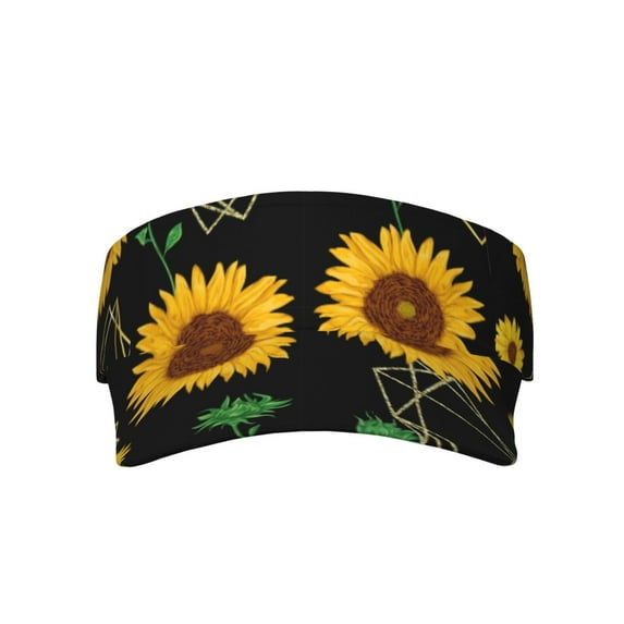 Disketp Sunflowers Sun Visors for Women Men Unisex Tennis Golf Visor Hat Adjustable Summer Hats Sport Outdoor Visor Hat UV Protection Cap