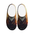 thumbnail image 1 of Disketp Sunset Maple Tree Fox Women's Men's Slippers Plush Slip-On House Slipper for Winter Indoor Soft Cushion Non-slip Fluffy Slides Slippers-39/40, 1 of 7