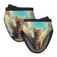 thumbnail image 1 of Disketp Sunshine Cloud Cute Cat Non-Slip Mini Oven Mitt Set, Short Oven Mitts for Baking Grilling Barbecue Microwave, 5.9"x5.9"in, 1 of 7