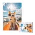 thumbnail image 1 of Disketp Surfing Cat Sun Custom Puzzle Personalized Puzzles 1000 Pieces, Customized Picture Puzzle for Adult and Teens((29.5×19.7in, Vertical), 1 of 9