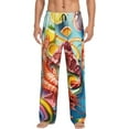 thumbnail image 1 of Disketp Surreal Seafood Extravaganza Men's Pajama Pants - Ultra Soft Fleece Sleep and Lounge Pants (Size: S-XXL)-XX-Large, 1 of 6