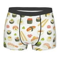 thumbnail image 1 of Disketp Sushi And Rolls Men'S Boxer Briefs,Soft And Breathable Cotton Underwear With Comfortflex Waistband, 1 of 9