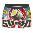 thumbnail image 1 of Disketp Sushi Retro Sign Men'S Boxer Briefs,Soft And Breathable Cotton Underwear With Comfortflex Waistband, 1 of 9