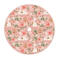 thumbnail image 1 of Disketp Swan And Flowers3 Christmas Tree Skirt, Christmas Tree Decorations, Christmas Decor, Tree Mat Decoration(30-48IN)-30", 1 of 6