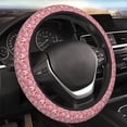 thumbnail image 1 of Disketp Sweet Elastic Microfiber Steering Wheel Cover for Truck,SUV,Cars,Universal 15 inch,Anti-Slip, 1 of 6