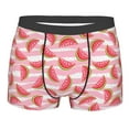 thumbnail image 1 of Disketp Sweet Watermelon Men'S Boxer Briefs,Soft And Breathable Cotton Underwear With Comfortflex Waistband, 1 of 8