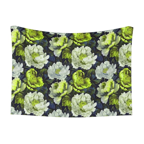 Disketp Teal floral elegance Dog Blanket/Bed Cover for Dogs and Cats,Puppy Essentials-Large