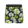 thumbnail image 1 of Disketp Teal floral elegance Men's Boxer Briefs Men’s Underwear Boxer Briefs for Men, 1 of 7