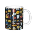 thumbnail image 1 of Disketp Teeth Large Coffee Mug with Handle Tea Cup Novelty Coffee Cup for Men Women Office Work, 1 of 6