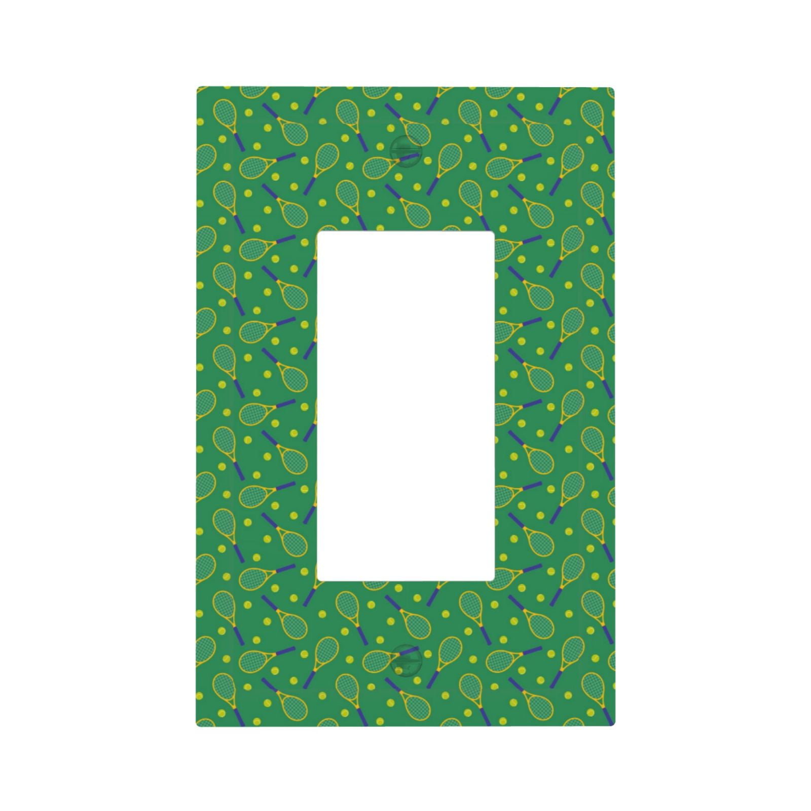 Disketp Tennis Rockets And Balls Decorative Light Switch or Outlet Wall