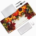 thumbnail image 1 of Disketp Thanksgiving With Autumn Gaming Mouse Mat Long Extended Mouse Pad Desk Mat Non-Slip Rubber Mice Pads Stitched Edges(315.5 x 16 x 0.12 Inches), 1 of 8
