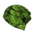thumbnail image 1 of Disketp Tiny Green Fern Leaves Slouchy Beanie Hip-Hop Soft Lightweight Running Beanie Adult Hats Chemo Cap for Men Women, 1 of 8