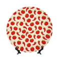 thumbnail image 1 of Disketp Tomatoes And Chili Ceramic Plate Dinner Plates Bone China Decorative Plates Art Ceramic Ornaments for Wall Hanging Decoration -8in, 1 of 6
