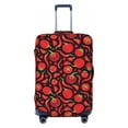 thumbnail image 1 of Disketp Tomatoes And Chili Elastic Travel Luggage Cover Travel Suitcase Protective Cover For Trunk Case Apply To 18''-32'' Suitcase Cover-X-Large, 1 of 7