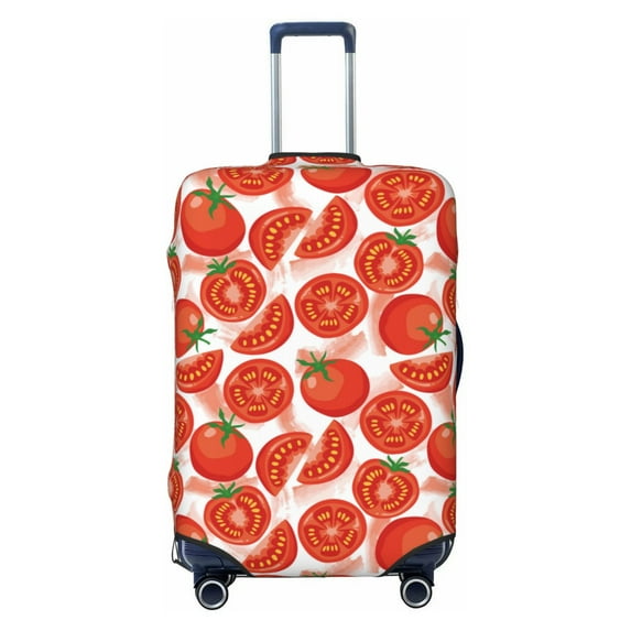 Disketp Tomatoes Elastic Travel Luggage Cover Travel Suitcase Protective Cover For Trunk Case Apply To 18''-32'' Suitcase Cover-Large