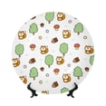 thumbnail image 1 of Disketp Tree Squirrel Ceramic Plate Dinner Plates Bone China Decorative Plates Art Ceramic Ornaments for Wall Hanging Decoration -7in, 1 of 6