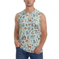 thumbnail image 1 of Disketp Tribal Animals Sleeveless Tshirts for Men, Muscle Shirts for Men Dry Fit Tank Top-3X-Large, 1 of 5