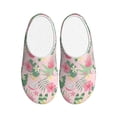 thumbnail image 1 of Disketp Tropical Pitaya Women's Men's Slippers Plush Slip-On House Slipper for Winter Indoor Soft Cushion Non-slip Fluffy Slides Slippers-8, 1 of 7