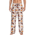 thumbnail image 1 of Disketp Turkey And Thanksgiving2 Men's Pajama Pants - Ultra Soft Fleece Sleep and Lounge Pants (Size: S-XXL)-Medium, 1 of 6
