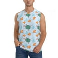 thumbnail image 1 of Disketp Turtles And Goldfish Sleeveless Tshirts for Men, Muscle Shirts for Men Dry Fit Tank Top-Medium, 1 of 5