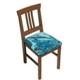 thumbnail image 1 of Disketp Underwater Dolphin Scene for Square Chair Cushion Covers for Hotel, Bedroom, Office,Machine Washable-Four Pieces, 1 of 7