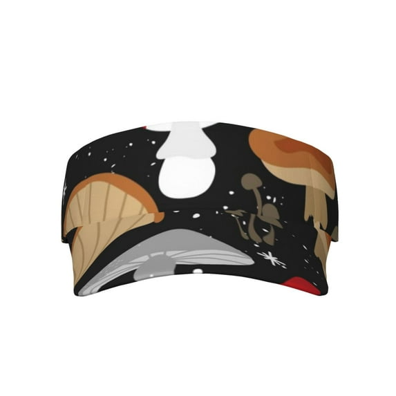 Disketp Various Mushrooms Sun Visors for Women Men Unisex Tennis Golf Visor Hat Adjustable Summer Hats Sport Outdoor Visor Hat UV Protection Cap