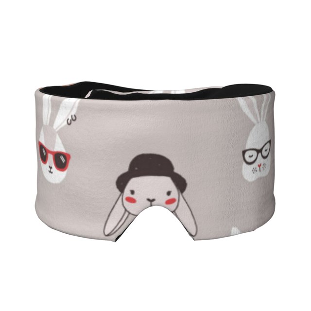 Disketp Various Rabbits Sleep Mask - Eye Mask for Sleeping, Full Eye ...