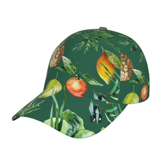 Disketp Vegan Print Baseball Caps For Outdoor Sports Fashion Casual Outdoor Caps Men Women