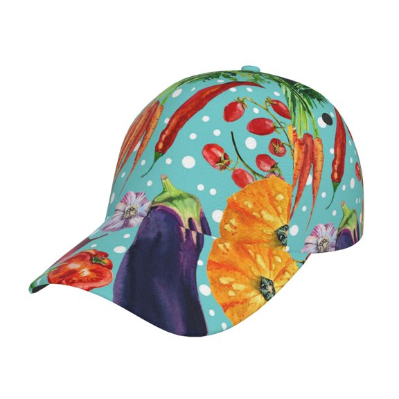 Disketp Vegetable Print Baseball Caps For Outdoor Sports Fashion Casual Outdoor Caps Men Women