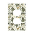 thumbnail image 1 of Disketp Vintage Animals Palm Tree Decorative Light Switch or Outlet Wall Plate with Safety Cover-Style S, 1 of 6