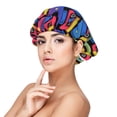 thumbnail image 1 of Disketp Vintage Audio Cassettes Adjustable Sleeping Hair Cap, Hairband Sleeping Cap Turban, Unisex, Available for Curly and Straight Hair, 1 of 6