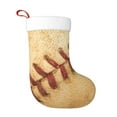 thumbnail image 1 of Disketp Vintage Baseball Christmas Stockings, Xmas Stocking for Family Holiday Season Décor, Personalized Holiday Indoor Decorations, 1 of 7