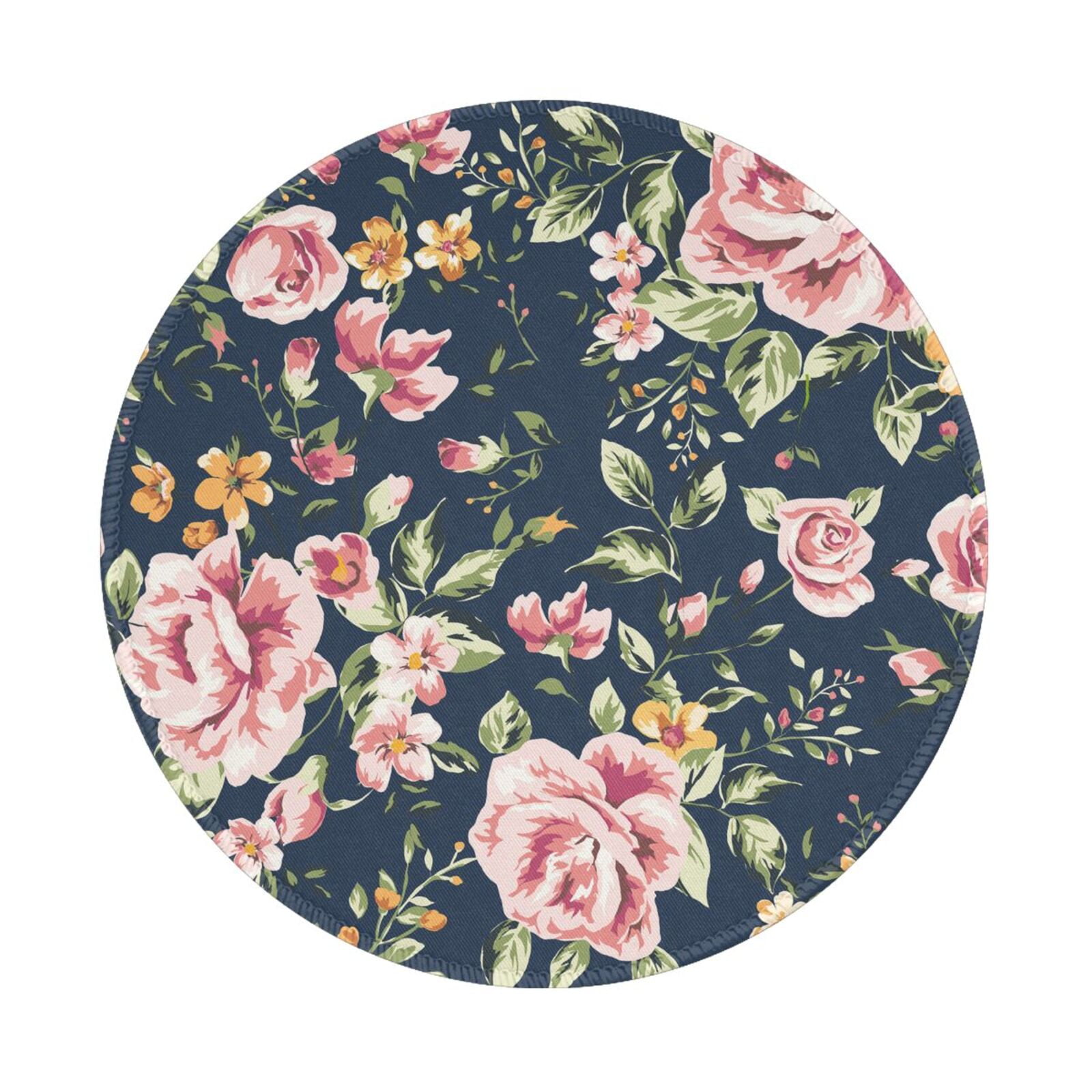 I Just Freaking Love Penguins OK Mouse Pad - 7.9x7.9 Inches Round Cloth Pad, Non-Slip Rubber Base