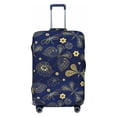 thumbnail image 1 of Disketp Vintage Golden Butterfly Elastic Travel Luggage Cover Travel Suitcase Protective Cover For Trunk Case Apply To 18''-32'' Suitcase Cover-X-Large, 1 of 7
