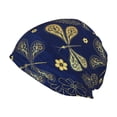 thumbnail image 1 of Disketp Vintage Golden Butterfly Unisex Knit Hats Beanies Hats for Men Women Winter Beanies Men's Women's Knit Cuffed Beanies Hats Beanie, 1 of 7