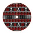 thumbnail image 1 of Disketp Vintage Maple Leaf with Skull Pattern Christmas Tree Skirt, Christmas Tree Decorations, Christmas Decor, Tree Mat Decoration(30-48IN)-36", 1 of 1