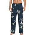 thumbnail image 1 of Disketp Vintage Marine Men'S Pajama Pants - Ultra Soft Fleece Sleep And Lounge Pants (Size: S-Xxl), 1 of 9