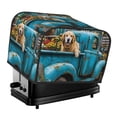 thumbnail image 1 of Disketp Vintage Pickup Sunflower Dog 4 slice Toaster Cover, Four Slice Toaster Appliance Dust-proof Cover For Kitchen Small Appliance Dust Cover, 1 of 7