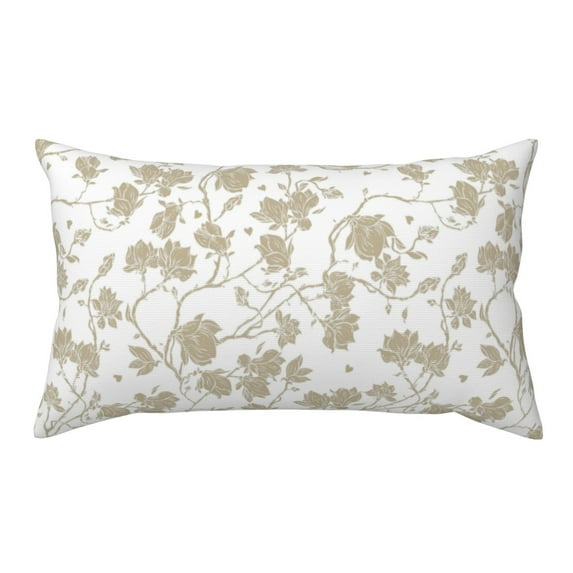 Disketp Vintage Stylized White Color Pillowcase, Queen Size Pillow Cases for Bedroom,Office,Sofa, Pillow Cover with Envelope Closure - 20x36in