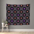 thumbnail image 1 of Disketp Vinyl Records Musical Notes Tapestry 60x51 InchesTapestry for Living Room Bedroom Home, 1 of 6