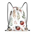 thumbnail image 1 of Disketp Watercolor Ladybug Drawstring Backpack Drawstring Gym Bags Draw String Bags for Sports, Gym, Travel, Swimming, Beach-Small, 1 of 6