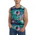 thumbnail image 1 of Disketp Watercolor Mandala Sleeveless Tshirts For Men, Muscle Shirts For Men Dry Fit Tank Top-Xx-Large, 1 of 8