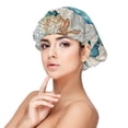 thumbnail image 1 of Disketp Watercolor Sea Turtle Adjustable Sleeping Hair Cap, Hairband Sleeping Cap Turban, Unisex, Available for Curly and Straight Hair, 1 of 6