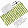 thumbnail image 1 of Disketp Watercolor St Patrick Day Gaming Mouse Mat Long Extended Mouse Pad Desk Mat Non-Slip Rubber Mice Pads Stitched Edges(315.5 x 16 x 0.12 Inches), 1 of 8