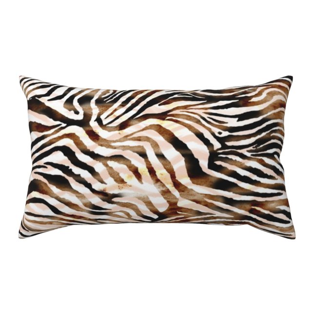 Disketp Watercolor Zebra Pillowcase, Queen Size Pillow Cases for