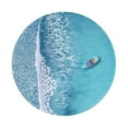 thumbnail image 1 of Disketp Waves And Boats On The Beach Small Mouse Pad 7.9x7.9 Inches,Washable Round Mousepad For Office Laptop Computer,Non-Slip Rubber Base Mouse Pads For Wireless Mouse, 1 of 9