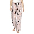 thumbnail image 1 of Disketp White And Black Rabbit for Women's Pajama Pants - Ultra Soft Fleece Sleep and Lounge Pants (Size: S-3XL)-Small, 1 of 6