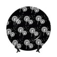 thumbnail image 1 of Disketp White Flower Dandelion Ceramic Plate Dinner Plates Bone China Decorative Plates Art Ceramic Ornaments for Wall Hanging Decoration -10in, 1 of 6