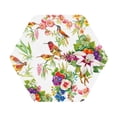 thumbnail image 1 of Disketp Wild Exotic Birds And Flowers Funny Coasters,4 Pcs Leather Coasters With Holder, Perfect Housewarming Hostess Gifts,Protect Furniture From Water Marks Scratch, 1 of 9